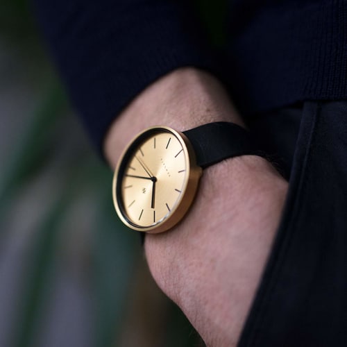 NEWGATE IWAWP Ragial Steel WWMDLNRB038LK Watch, Black