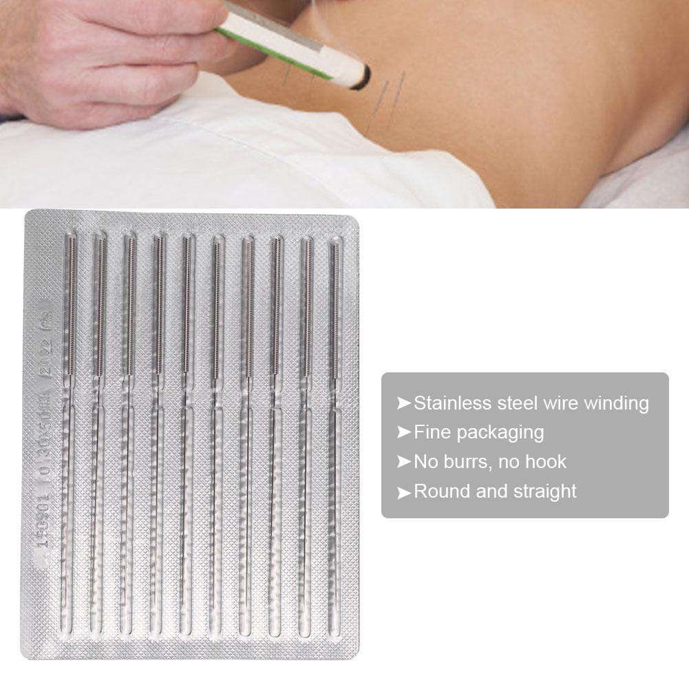 100pcs   Box Disposable Acupuncture Needle Stainless Steel Sterile Needle0.25 X 25