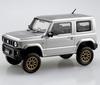 Aoshima Bunka Kyozai The Snap Kit Series Suzuki Jimny Custom Wheels Silver Plastic Model Co., Ltd. (AOSHIMA) 1/32 (Silky Metallic) Pre-Colored