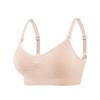 Wireless Front Buckle Plus Size Maternity Nursing Bra For Women Postpartum Breastfeeding