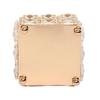 Multi-function Crystal Box Metal Jewelry Box Home Decor Cosmetics Storage Box  Travel