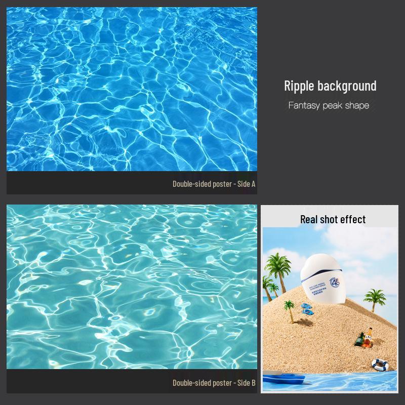 3D Double-Sided Tree Shadow Background Paper for Photography: Minimalist Prop for Cosmetics, Food, and Jewelry Still Life