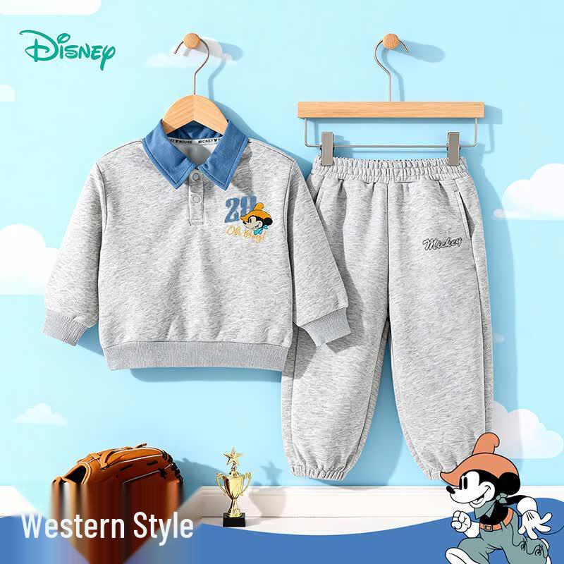 Disney Boys' POLO Style Hoodie & Sweatpants Set