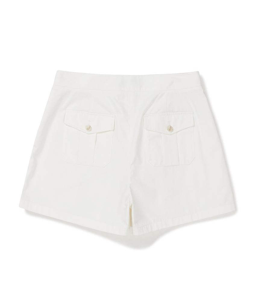 CLOVE [24Ss Clove] Buckle Pocket Shorts (White)