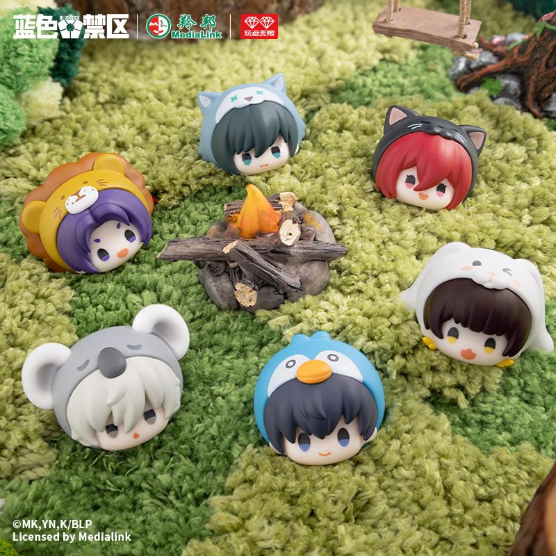 Hot Anime Blue Lock Animal Series Stacking Game Volume 1 Trendy Blind Box Peripheral Ornament Official Authentic Product Gifts