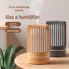 Wood Grain Ultrasonic Aroma Diffuser for Bedroom - Silent Essential Oil Humidifier