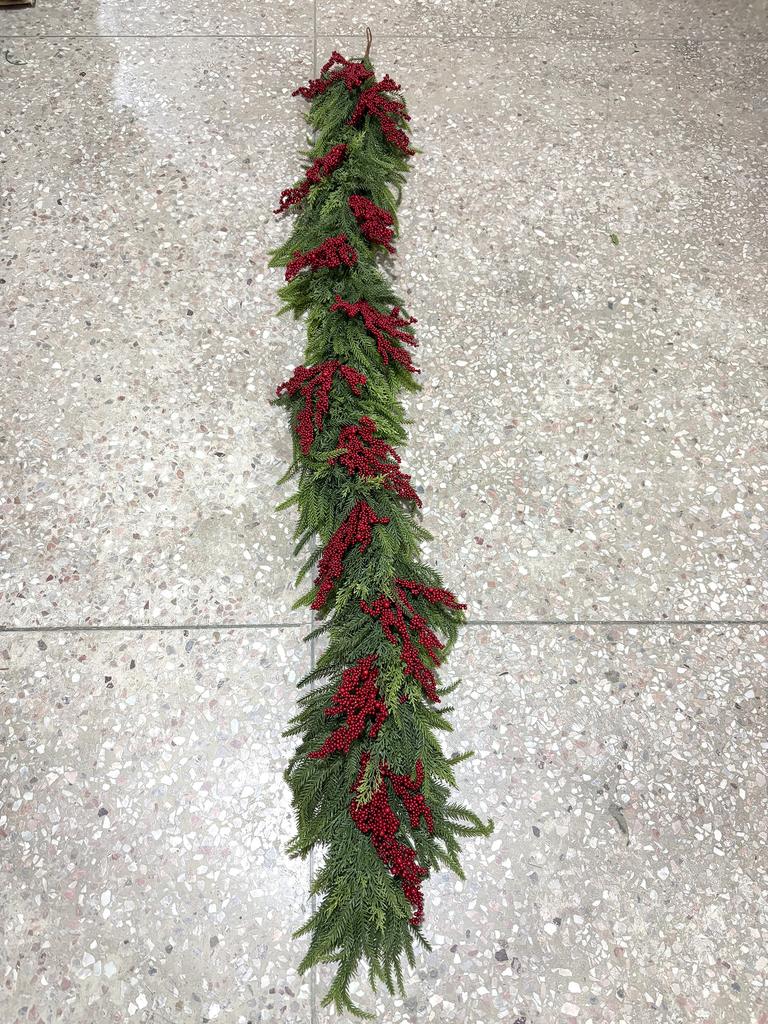 תחושת גומי רך לחג המולד קנה נורפוק קישוט חג המולד מחט קישוט קנה חג המולד