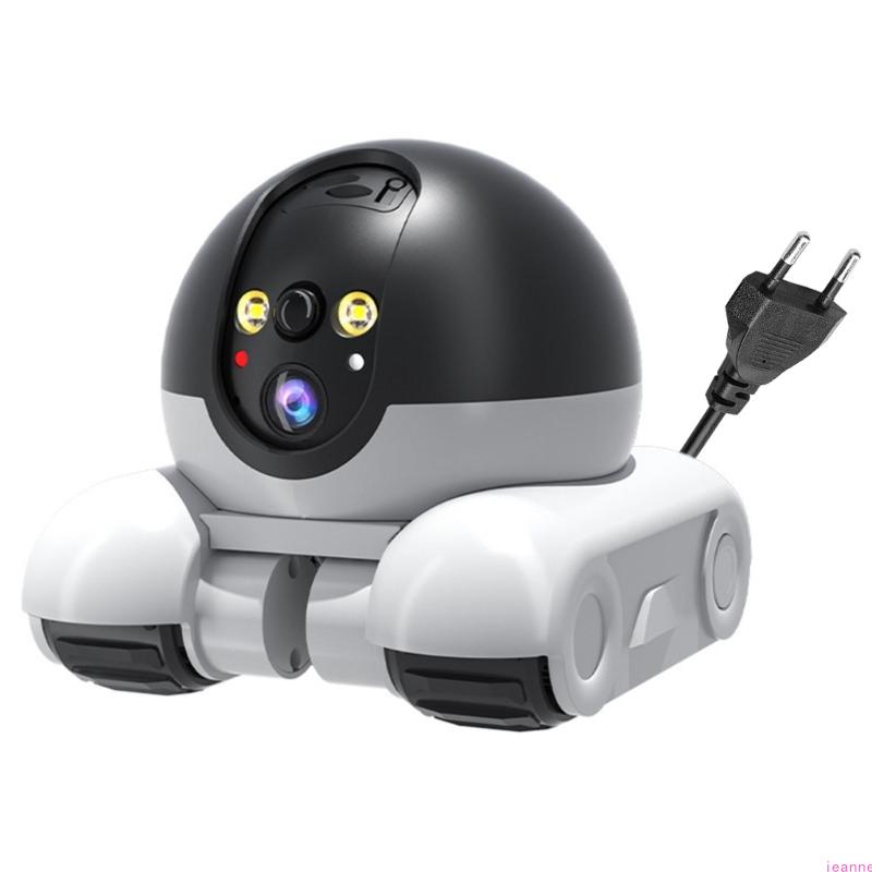 Bezprzewodowy Robot Towarzysz Zwierząt Z Dwukierunkową Komunikacją Automatyczne Śledzenie Kamera dla Zwierząt Kontrolowana Aplikacjami Kamera do Monitoringu Domu
