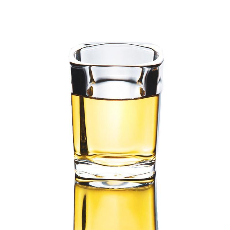 Transparent Baijiu cup wine dispenser, thickened 100ml glass pouring jug, wine dispenser, wine glass set