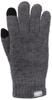 Marshmallow Breath Touchscreen Charcoal Free Size [Mizuno] Gloves, Thermo, Compatible, Moisture-Absorbing, Heat-Generating, C2JYA606, Gray,