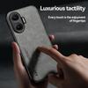 For Xiaomi POCO F7 Magnetic Case Durable Skin-feeling PU Leather Suction Back Phone Cover