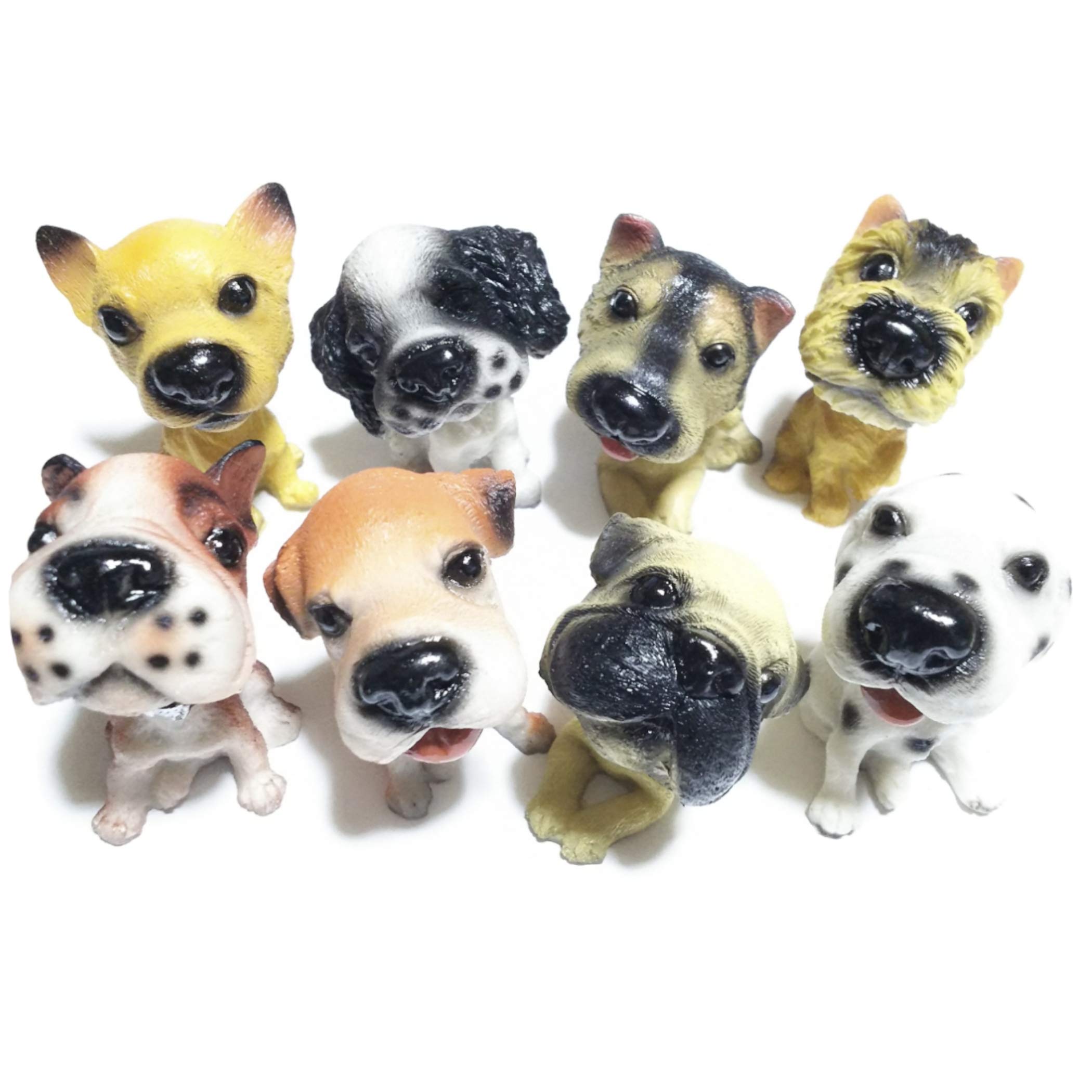 

[jupica] Качающая головой собака, Стандартный размер, Милая фигурка собаки, Щенок, Декоративная игрушка, Реалистичная фигура, Кукла в форме собаки, Украшение