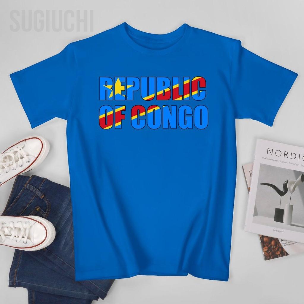 Unisex Short TShirt Democratic Republic of Congo Tshirt Tees Oneck T Shirts WoUnisex Boys 100 Cotton Unisex Apply All Seasons