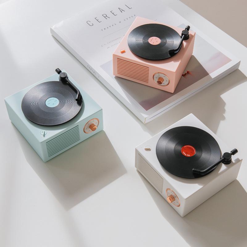 Retro Atomic Bluetooth Vinyl Record Player & Speaker - TikTok Style Gift