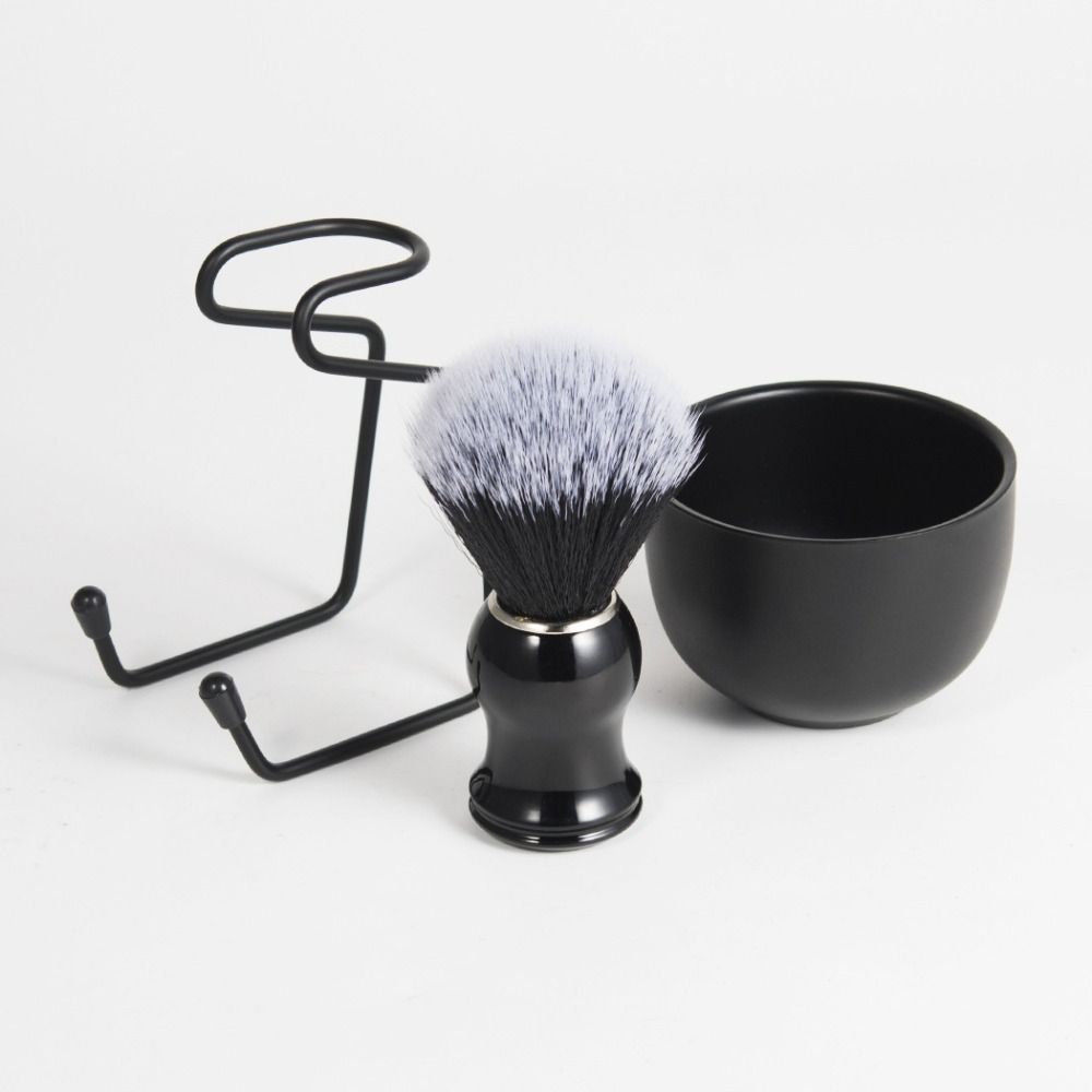 Tools Synthetic Badger Hair 3 in 1 For Men Facial Brush Shaving Kit