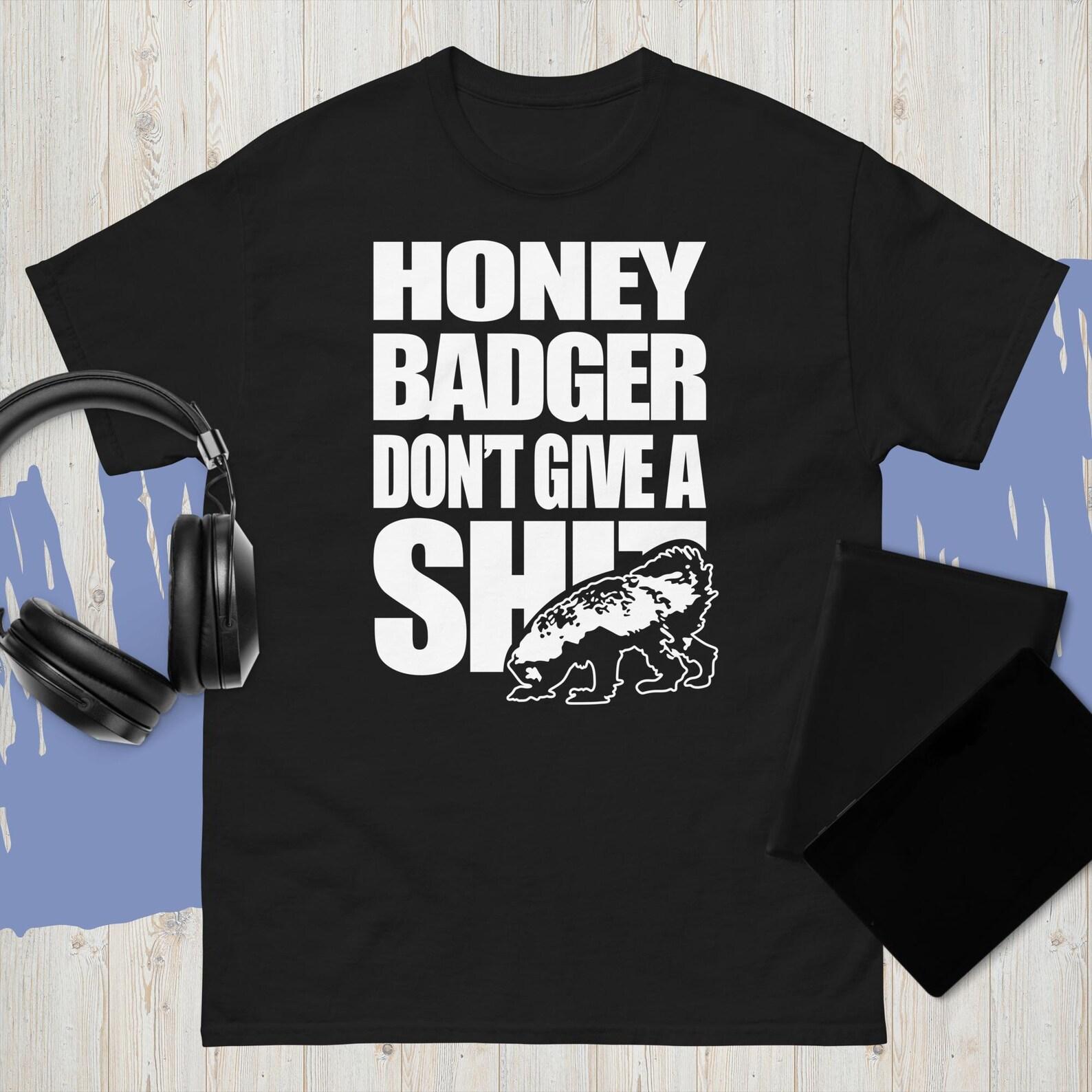 Honey Badger Don t Give A Sht T-Shirt New 4XL
