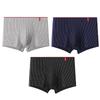 Pánské kalhotky plus size pruhované boxerky šortky boxerky pohodlné bavlněné pánské kalhotky spodní prádlo šortky L-4XL