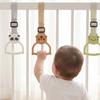 Cartoon Animal Shape Baby Pull Up Rings Dangling Toddler Standing Assist Handle  Infant Bed Fence