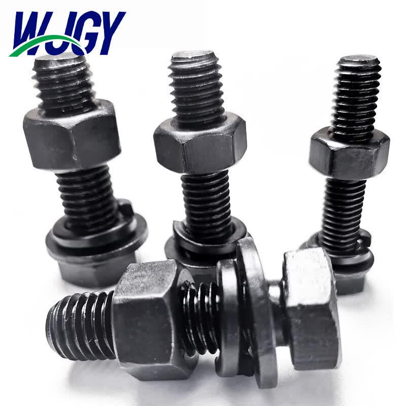 Carbon Steel Hex Bolt Fastener Set