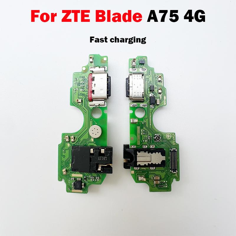 For ZTE Blade A75 4G USB Charging Port Dock Connector Board Charger Flex Cable