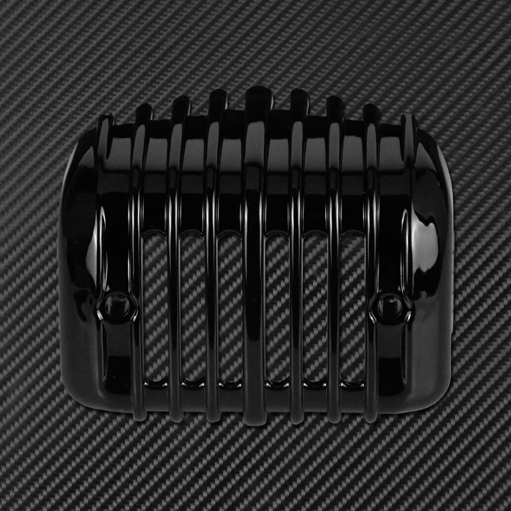 Motorcycle Voltage Regulator Cover Fairing Plastic Black/Chrome For Harley Softail Springer Heritage FatBoy Breakout Classic FXS