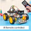 OSOYOO Arduino UNO Multifunktionales Bildungs-Roboterauto mit Fernbedienung und App für und Lernen Elektrische Robotik Programmieren Starter Elektronik-Kit