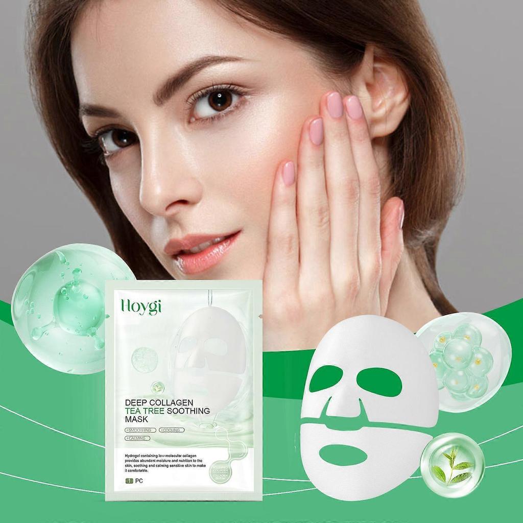 Hoygi Collagen Soothing Facial Mask (Pack) Gentle And Moisturizing, Hydrates Skin, Leaves It Smooth, Bright, And Radiant