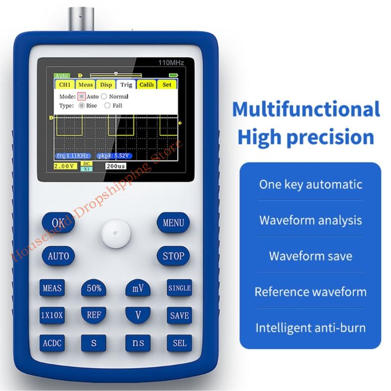 High Accuracy Digital Oscilloscope Handheld Device Featuring Build in Converter Suitable for Reliable Testing