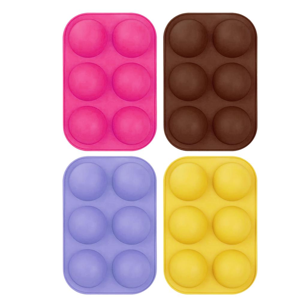 Half Ball Sphere Silicone Muffin Chocolate Baking Mould Pan