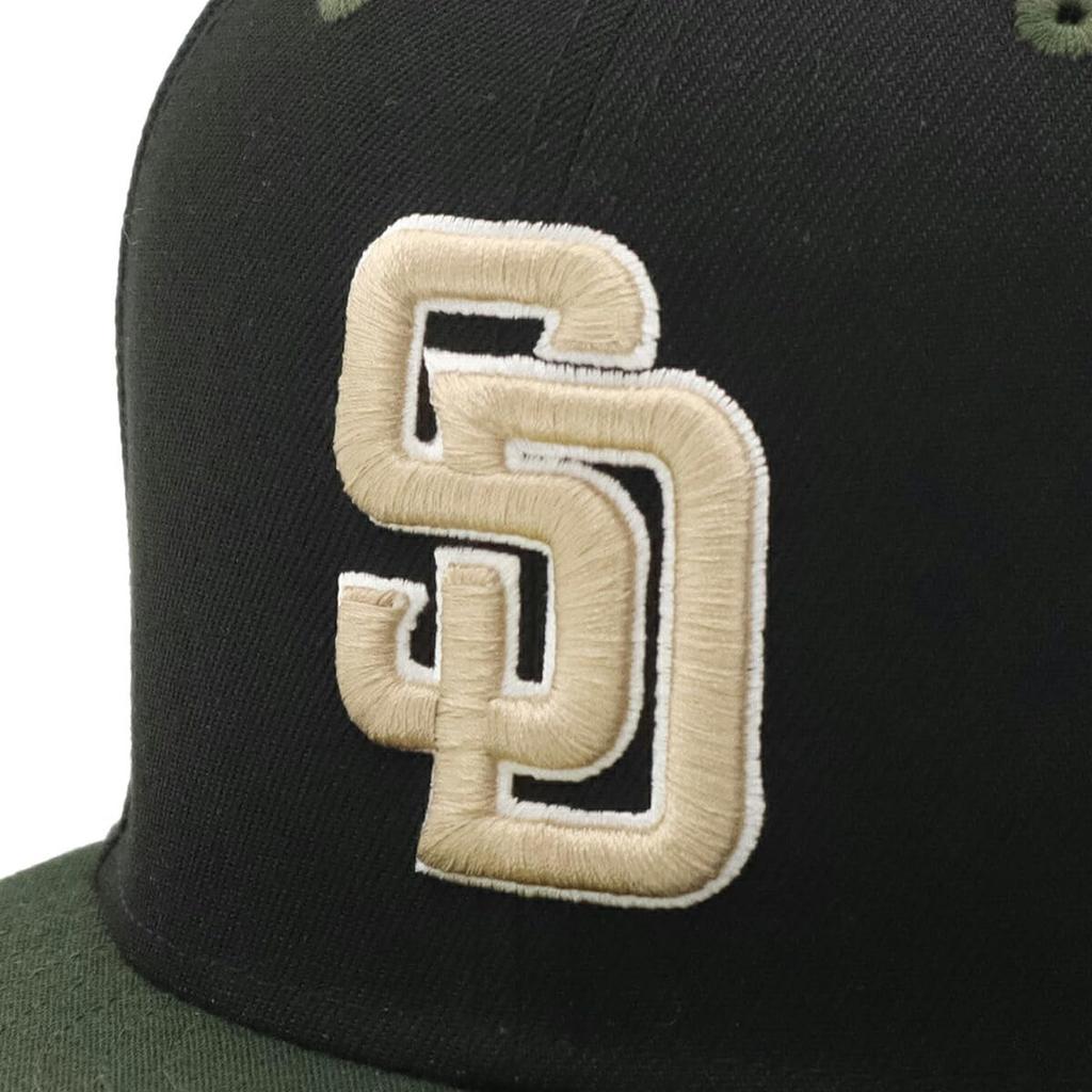 NEW ERA Cap 59FIFTY San Diego Padres 2Tone Under Visor 71006987 NER36C2563 black Olive