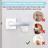 2-piece Baby Door Safety Lock Baby Door Safety Lock With Adhesive Baby Door Safety Lock Baby Door Handle And Window Protection For Young Children