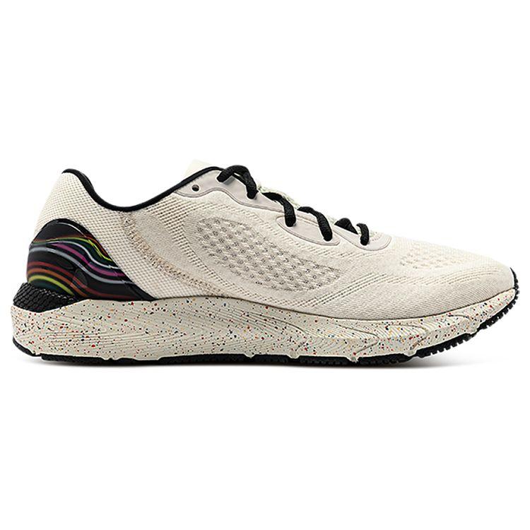 Under Armour HOVR Sonic 5 Pride CN Comfortable Fabric Low-Top Running Shoes Unisex sneaker Lime-White 3025670-100
