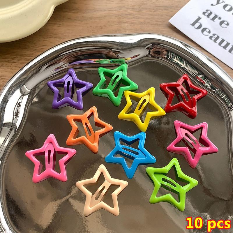 Super Süßes Stern Haarnadeln Set Damen Mädchen Kinder Haarspangen Haarklammern Haarnadeln Haarspangen Accessoires Haarspange Haarklammern Kopfschmuck Kopfbedeckung