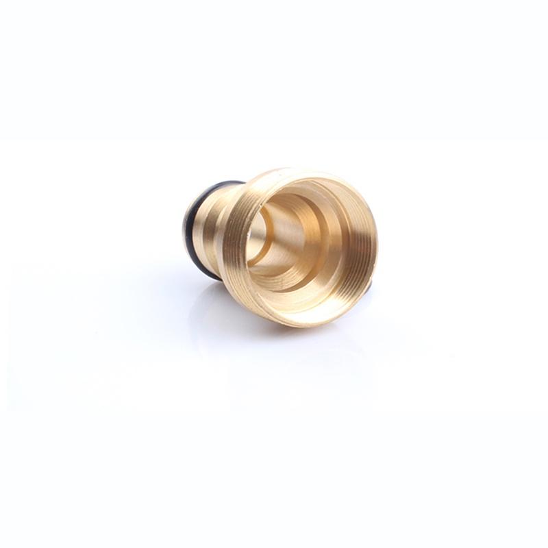 Versatile Gold Brass Hose Connector Perfect For Kitchen Tap And Various Watering Needs