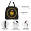 Albania Flag Insulated Lunch Bag for Kids School Cooler Thermal Food Box Tote Leakproof Lunch Boxes Container