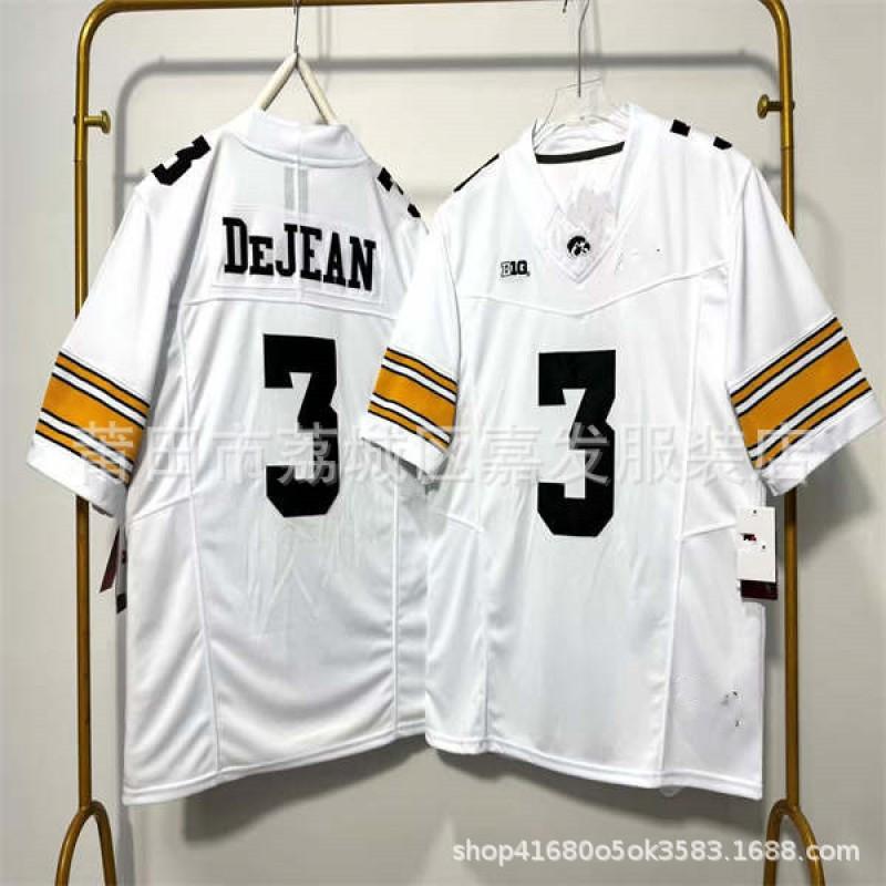 Indiana Hoosiers College Football Jersey Embroidered NCAA Team Uniform Men Cotton Rugby Style