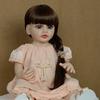 55 Cm Pink Reborn Doll Full Silicone Baby Doll Cute Realistic Toddler Girl To Accompany Lovely Baby Doll Gift Bjd Doll