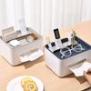 Multifunctional Desktop Storage Box Bathroom Living Room Remote Control Debris Tissue Storage Box Office Restaurant Storage Box