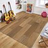 Retro Imitation Wood Panel Pattern Kitchen Area Carpet Floor Mat Suitable for Laundry Room Home Decoration Retro Wood Carpet