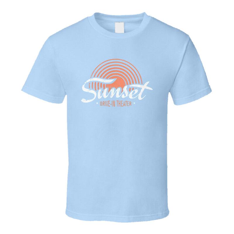 Sunset Drive in Theater T Shirt S