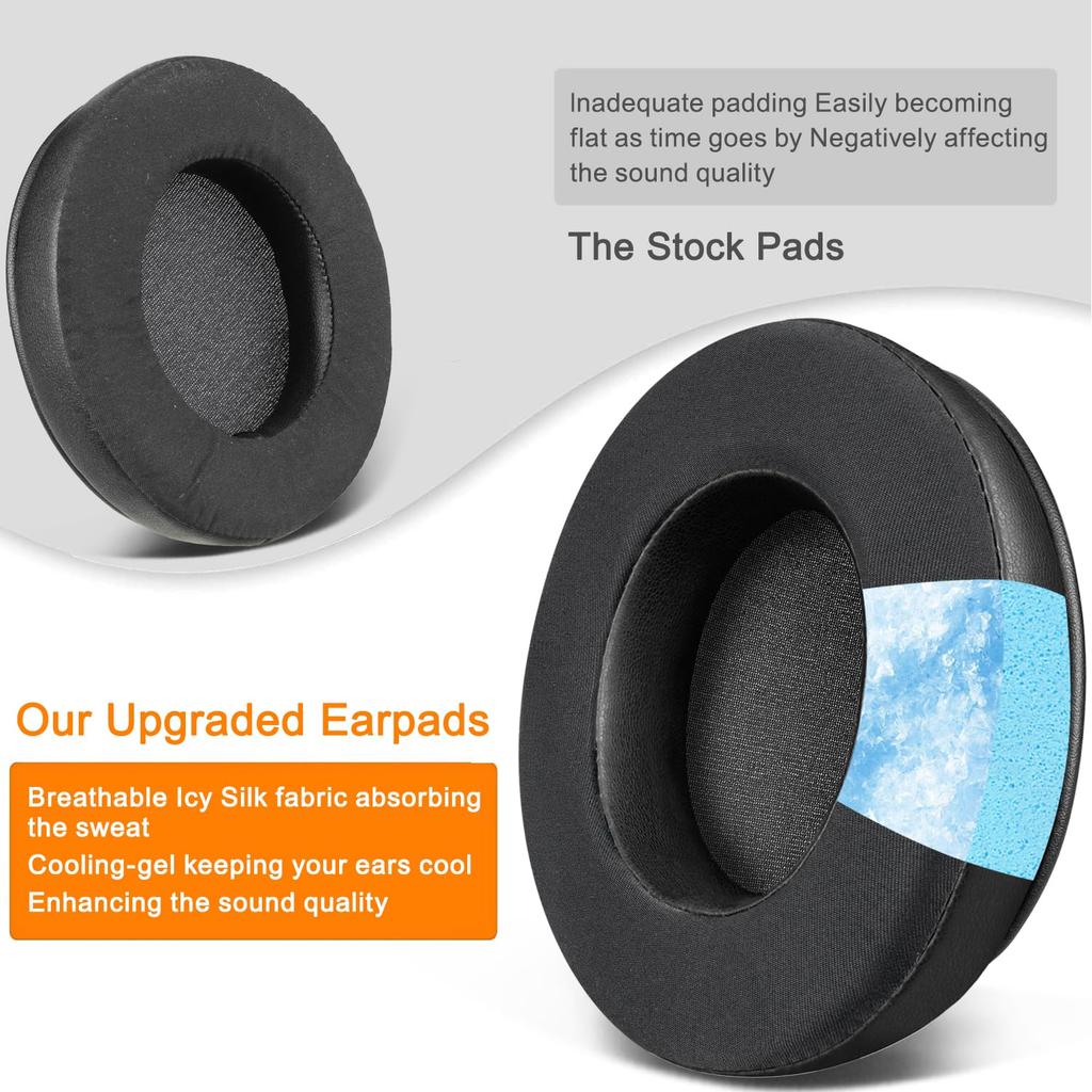 SOULWIT Razer Kraken 2019 Ear Pads Ear Cushions Cooling Gel Ear Pads for Razer Kraken Tournament/Kraken Ultimate/Kraken Kitty/Nari 2018/Nari Essential