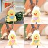 Cute Yellow Duck Plush Keychain With Super Soft Short Plush For Bag Decoration And Gift
