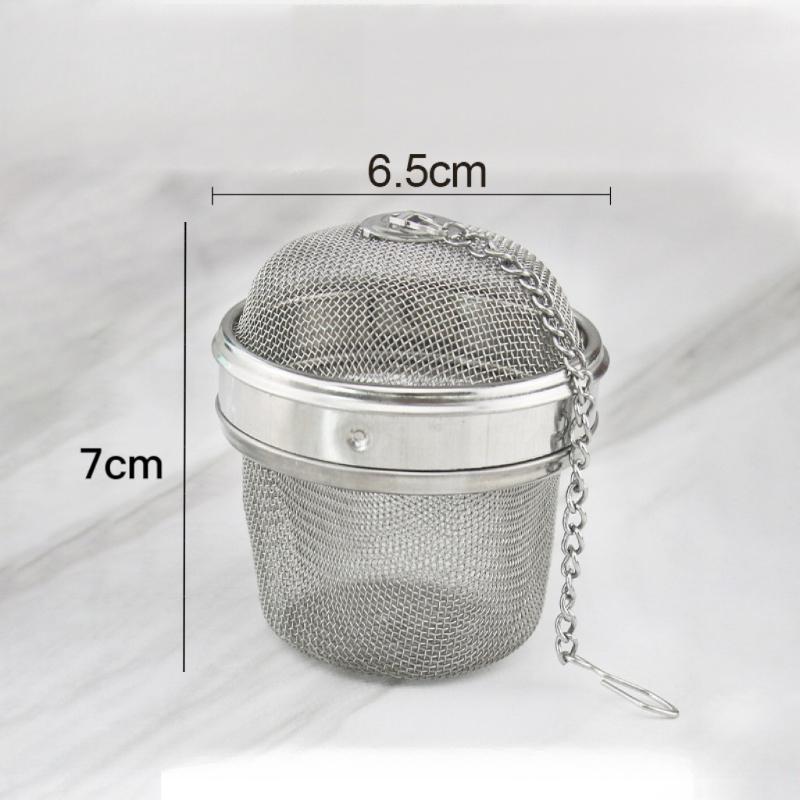 304 Stainless Steel Seasoning Ball Tea Spacer Flavour Treasure Rotating Tea Filter Stew Ingredients Ball Stainless Steel Flavour Treasure