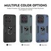 KEYSION Shockproof Armor Case for Motorola Edge 60 Pro 5G Silicone+PC Metal Ring Stand Phone Back Cover for Edge 60 S 60 Fusion
