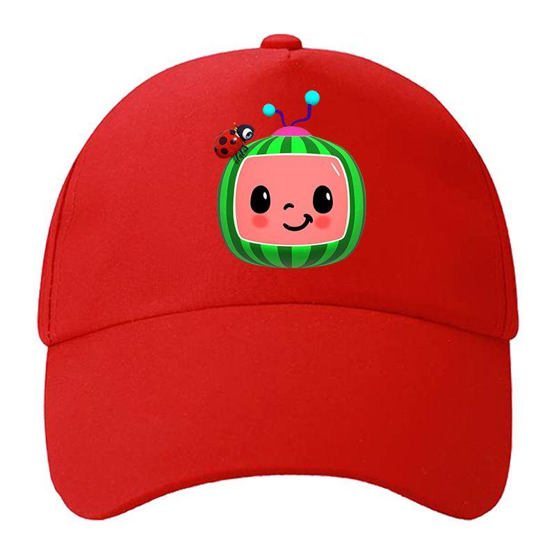Cocomelon Funny Games Kids Cap Adjustable Snapback Sun Hat With Soft Material
