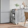Vidaxl Mobile Cabinet, Sonoma Grey Oak, 60X22X79 Cm