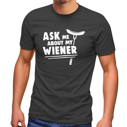 Men's T-Shirt Grillen Ask Me About My Viennese Funny Saying Fun Shirt-