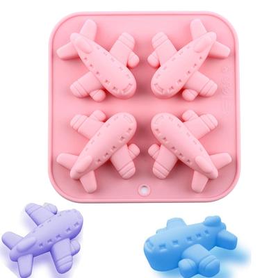 Flugzeug Silikonform Zum Backen Flugzeug Schokolade Süßigkeiten Seife Wachsmalstift Eiswürfelform Kuchen Dekoration Cupcake Topper Backwerkzeuge