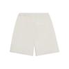 Li Ning China Series Culoare Solidă Talie Elastică Pantaloni Scurți Sport cu Picior Drept Bărbați pantaloni scurți Alb AKSS041-1