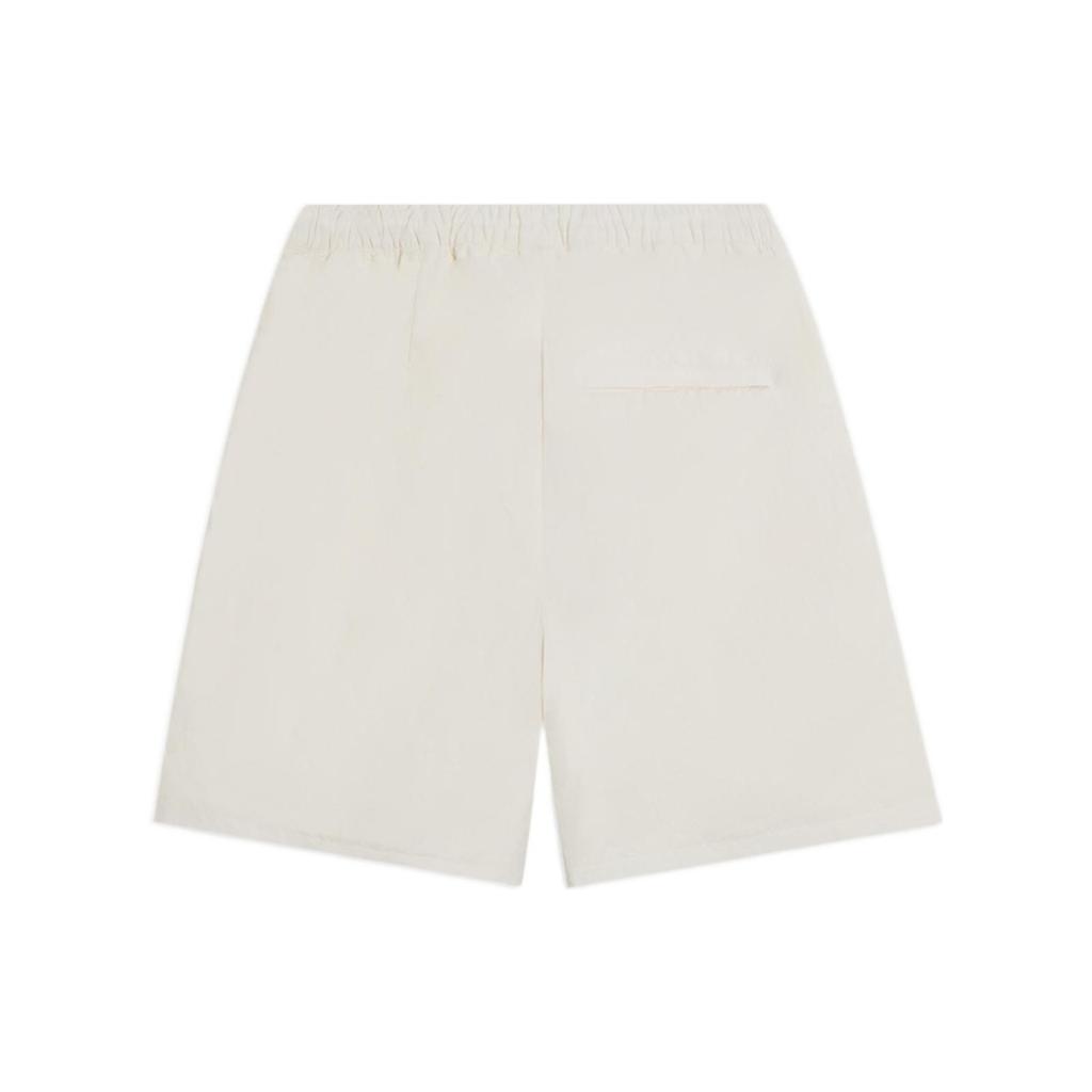 Li Ning China Series Culoare Solidă Talie Elastică Pantaloni Scurți Sport cu Picior Drept Bărbați pantaloni scurți Alb AKSS041-1